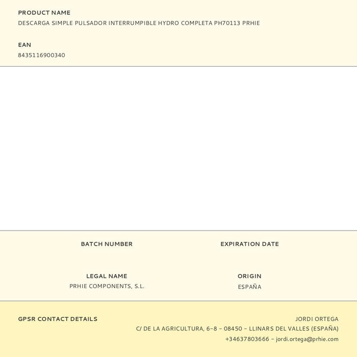 Rechange Sans odeur PVC