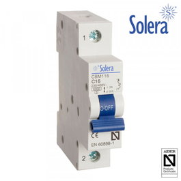 Solera Magnétothermique 1P 16A Courbe C 6kA Résidentiel/Tertiaire [E3-02864]