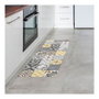 Tapis en vinyle Stor Planet Croma Patch Gris 100 % PVC (50 x 140 cm)