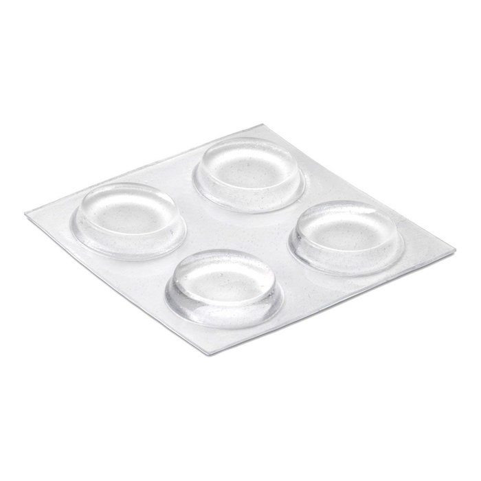 Inofix Gota protectrice adhésive transparente Ø19 mm 4 pièces blister antidérapante PVC Inofix Gota protectrice adhésive transparente Ø19 mm 4 pièces blister antidérapante PVC