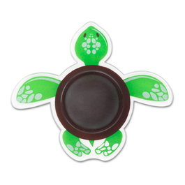 Inofix Tope de mur adhésif enfant tortue verte 77x67x18mm, protection anti-chocs
