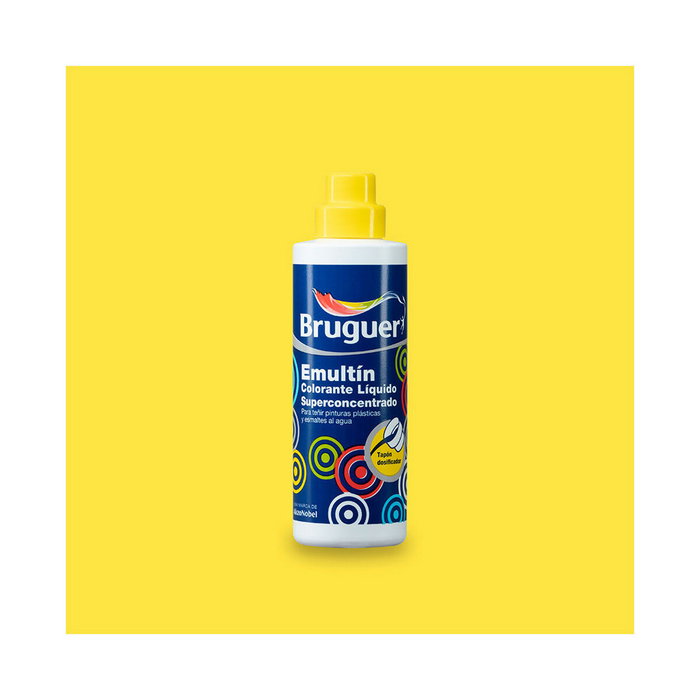 Colorant liquide super concentré Bruguer Emultin 5056668 Citron 50 ml Colorant liquide super concentré Bruguer Emultin 5056668 Citron 50 ml