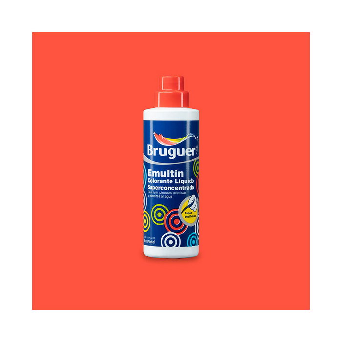 Colorant liquide super concentré Bruguer Emultin 5056644 Vermillion Red 50 ml Colorant liquide super concentré Bruguer Emultin 5056644 Vermillion Red 50 ml