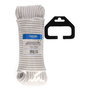 corde élastique EDM 87853 Blanc 20 m