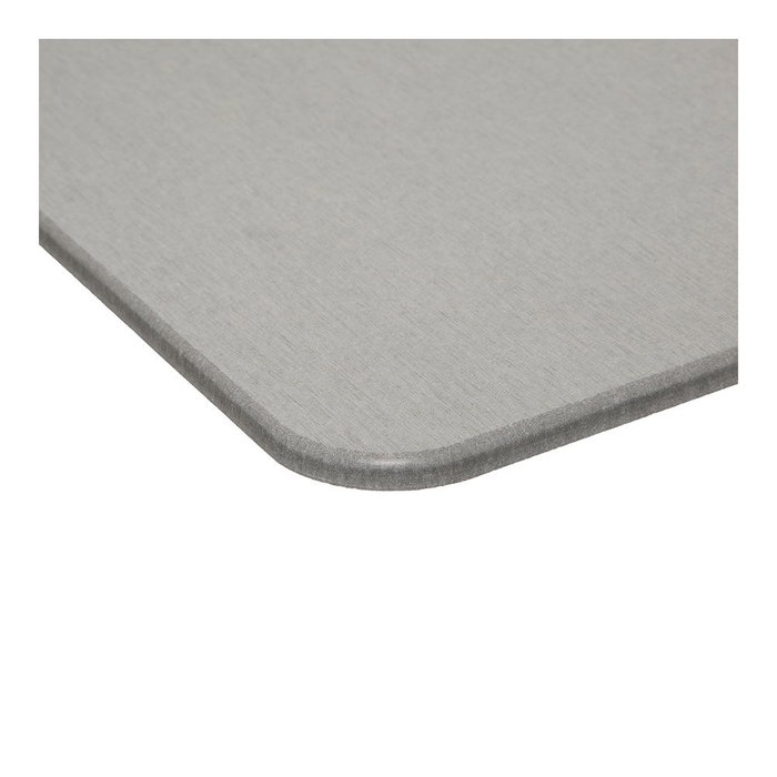 5Five Tapis de bain en diatomite 60 x 39 x 1 cm Gris antidérapant