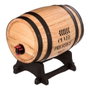 5Five Tonneau à vin en bois 5,5 l avec distributeur 27 x 26,5 x 21,5 cm