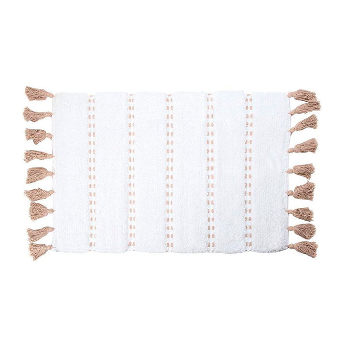 Tapis de bain 5five Simply Smart Pom pom Marron Coton 50 x 75 cm Tapis de bain 5five Simply Smart Pom pom Marron Coton 50 x 75 cm