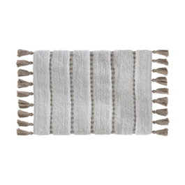 5Five Alfombra de baño 'pom pom' marron 50 x 75 cm