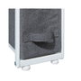 5Five Commode à tiroirs étroite gris foncé 73,5 x 48 x 20 cm