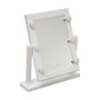 5Five Miroir LED Hollywood 37 x 9 x 40,5 cm Blanc Toucher 2 Tons Lumière Froide/Chaude 180° Pivotant