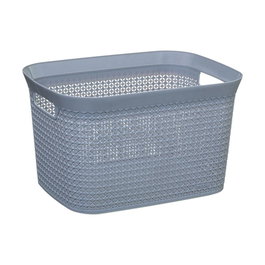 5Five Cesto pour linge gris 25 L 41,5 x 31,2 x 25,7 cm