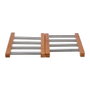 5Five Set de table extensible en bambou et inox 35,2 x 22,2 x 2 cm