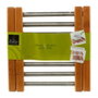 5Five Set de table extensible en bambou et inox 35,2 x 22,2 x 2 cm