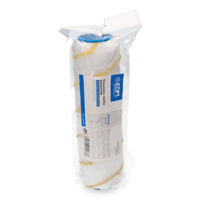Edm Rouleau de rechange en polyamide 22 cm pour réf. 24162 Edm Rouleau de rechange en polyamide 22 cm pour réf. 24162