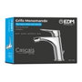 Edm Cascais Mitigeur monocommande bidet chromé laiton et zinc
