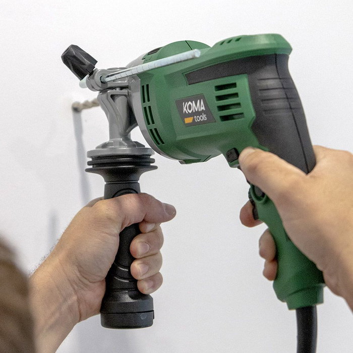 Koma Tools TP-750 Perceuse à percussion 750W avec mandrin métallique 13mm et câble 2m Koma Tools TP-750 Perceuse à percussion 750W avec mandrin métallique 13mm et câble 2m