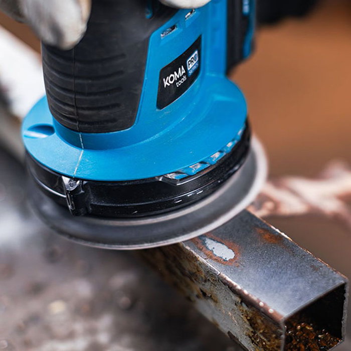 Koma Tools Pro Series Lijadora Excéntrica Brushless 20V sans Batterie ni Chargeur, Ø125mm, 3 Vitesses, Modèle 20v-le Koma Tools Pro Series Lijadora Excéntrica Brushless 20V sans Batterie ni Chargeur, Ø125mm, 3 Vitesses, Modèle 20v-le