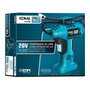 Koma Tools 20V Compresseur d'air 11 bar sans batterie ni chargeur, compact 7,5 x 17,5 x 22,5 cm, portable LED