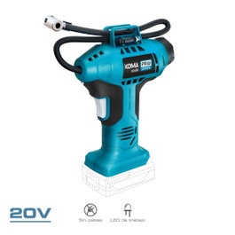 Koma Tools Compresseur d'air portable 20 V 11 bar
