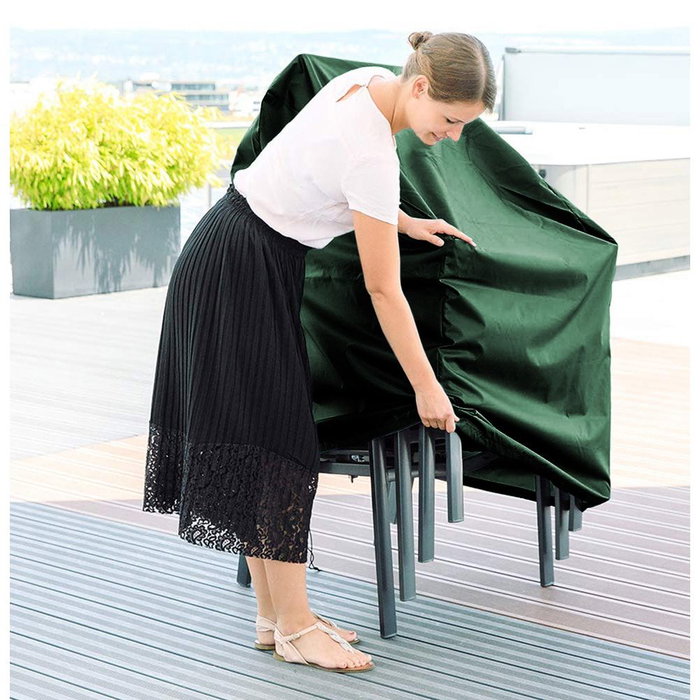 Housse de Chaise Altadex Pour les chaises Vert Polyester 68 x 68 x 110 cm