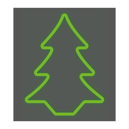 Edm Figure décorative sapin Flexiled vert 62 cm IP44 intérieur/extérieur