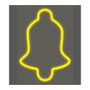 EDM Figure décorative cloche flexible LED blanc chaud 71 cm IP44 220V