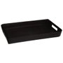 5Five Bandeja de mélanine noire Noir Kitchen 45 x 30 cm