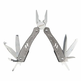 Wolfcraft Multi-outil 13 en 1 couleur métal avec pochette
