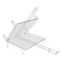 Grille de Barbecue pour Poissons Sauvic Zinc 30 x 35 cm