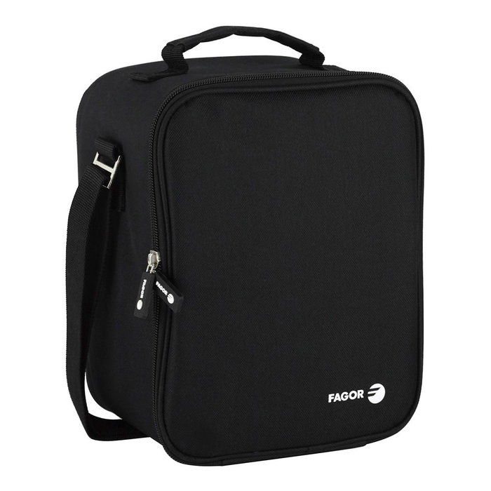 Fagor Tappy Sac isotherme porte-repas noir semi-rigide 17,5 x 17 x 24,5 cm Fagor Tappy Sac isotherme porte-repas noir semi-rigide 17,5 x 17 x 24,5 cm