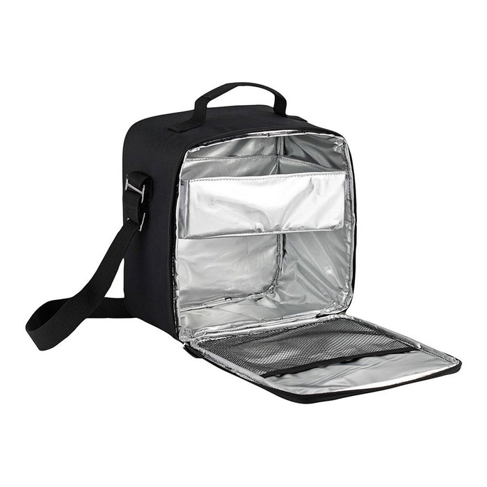Fagor Tappy Sac isotherme porte-repas noir semi-rigide 17,5 x 17 x 24,5 cm Fagor Tappy Sac isotherme porte-repas noir semi-rigide 17,5 x 17 x 24,5 cm