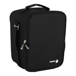 Fagor Tappy Plus Sac isotherme porte-aliments noir avec 2 boîtes hermétiques 17,5x17x24,5 cm