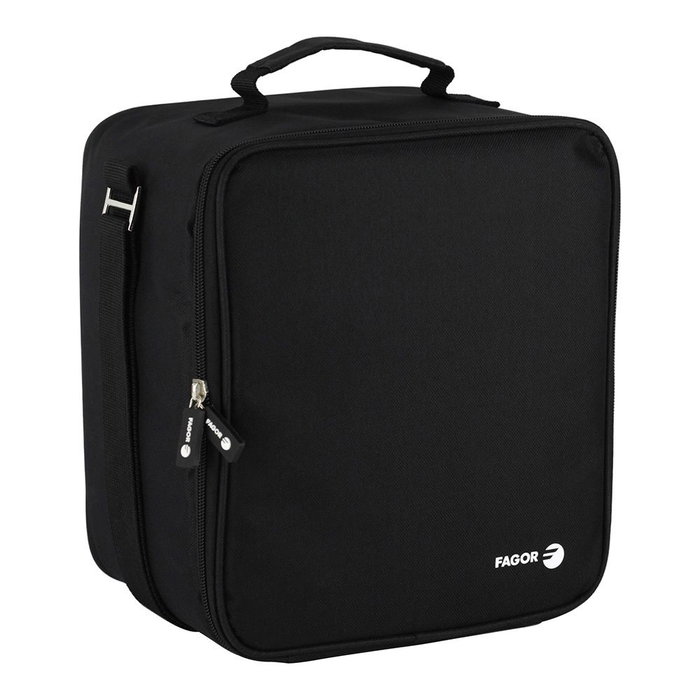 Fagor Tappy Max Sac isotherme repas noir semi-rigide 20x14.5x26 cm + 2 boîtes hermétiques Fagor Tappy Max Sac isotherme repas noir semi-rigide 20x14.5x26 cm + 2 boîtes hermétiques