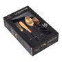 Couverts Atmosphera Jungle Edition Doré Acier inoxydable (16 Pièces)