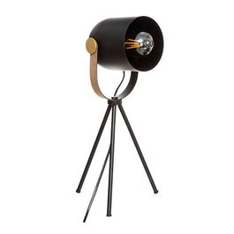 Atmosphera Lampe de table tripode Action Noir E27 25W max - 16x18x45cm - 220-240V