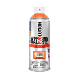 Pinty Plus Peinture acrylique spray Evolution F143 orange fluorescent 520 cc