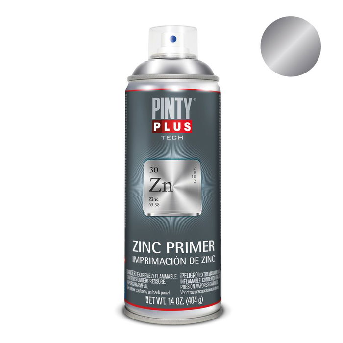 Peinture en spray Pintyplus Tech Z169 Zinc 400 ml Galvanisé Peinture en spray Pintyplus Tech Z169 Zinc 400 ml Galvanisé