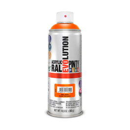 Pinty Plus Evolution Spray de peinture RAL 2004 Pure Orange 520 cc