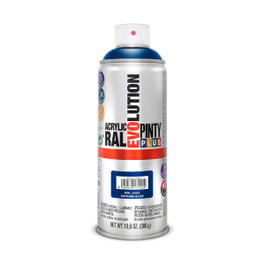 Pinty Plus Evolution Peinture acrylique en spray 520 cc RAL 5003 Bleu saphir