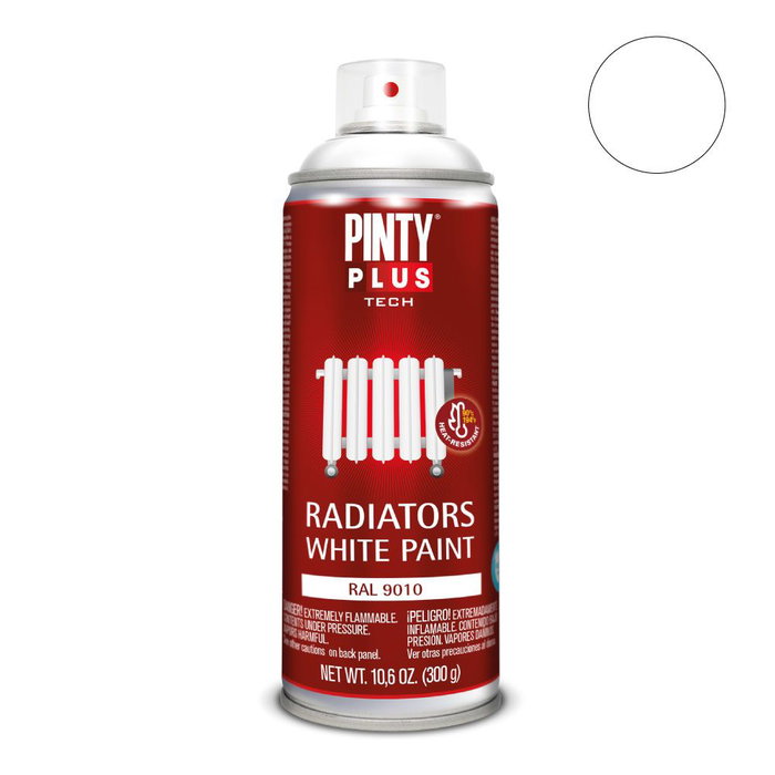 Peinture en spray Pintyplus Tech RAL 9010 400 ml Radiateur Blanc Peinture en spray Pintyplus Tech RAL 9010 400 ml Radiateur Blanc