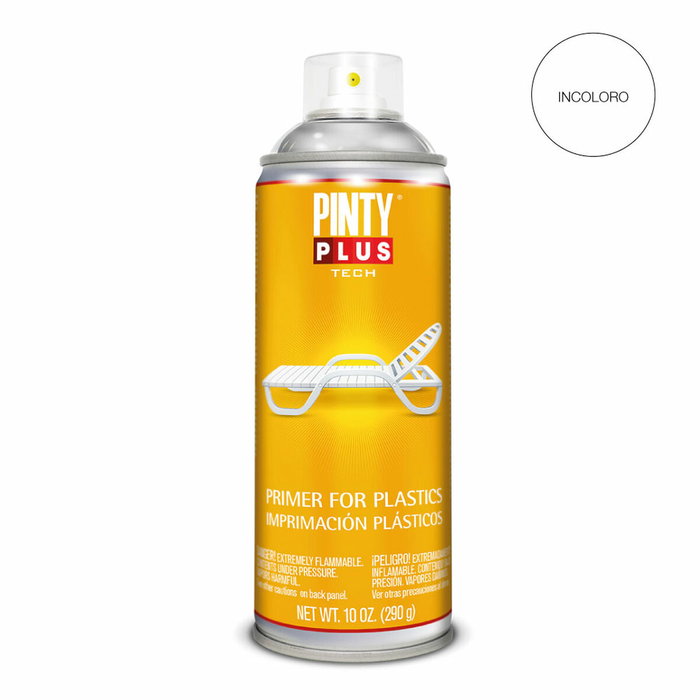 Peinture en spray Pintyplus Tech I199 Plastique Apprêt Transparent 400 ml Peinture en spray Pintyplus Tech I199 Plastique Apprêt Transparent 400 ml