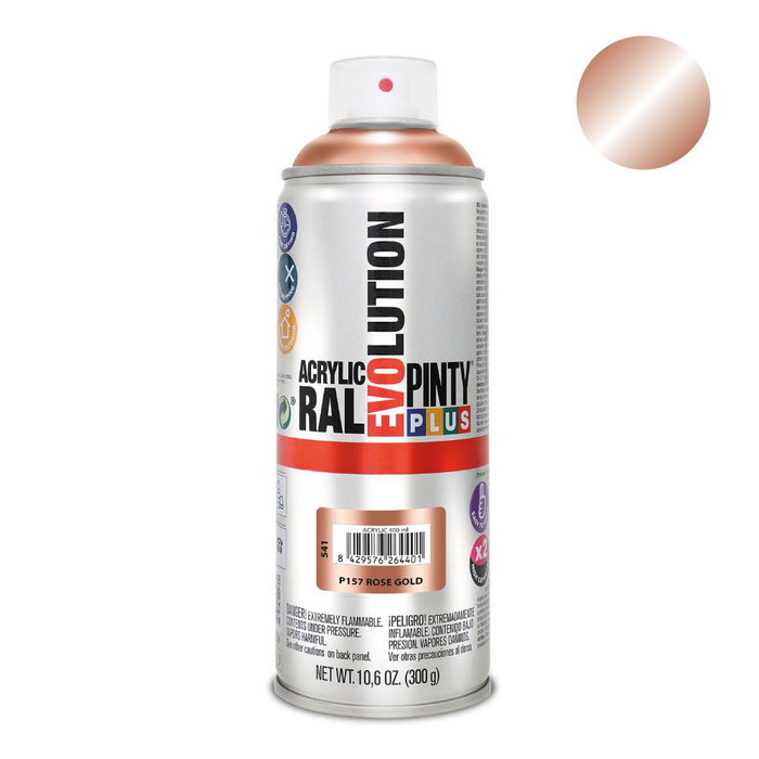 Peinture en spray Pintyplus Evolution P157 400 ml Or rose Peinture en spray Pintyplus Evolution P157 400 ml Or rose