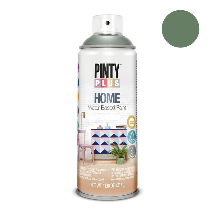 Pintyplus Peinture en spray Home HM416 400 ml Green Wood