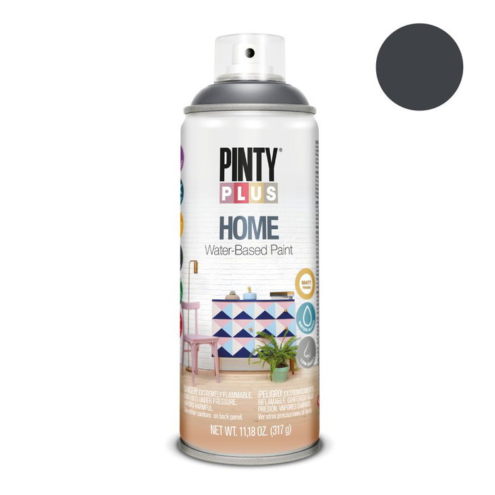 Pintyplus Peinture en spray Home HM438 400 ml Noir Pintyplus Peinture en spray Home HM438 400 ml Noir