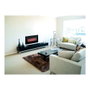 Classic Fire Cheminée LED Memphis 1800 W 66 x 13 x 46 cm avec télécommande - Noir