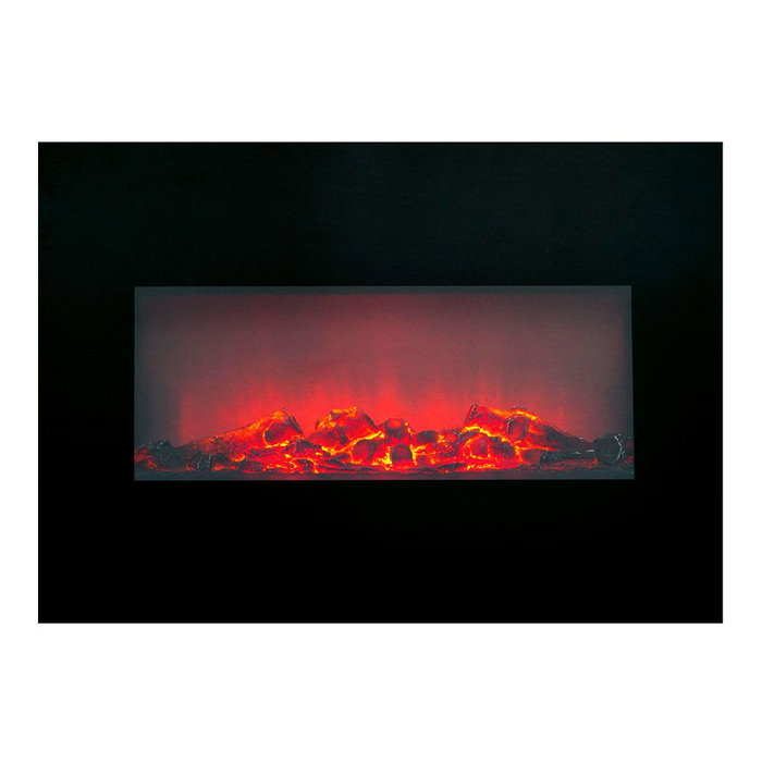 Classic Fire Cheminée LED Memphis 1800 W 66 x 13 x 46 cm avec télécommande - Noir Classic Fire Cheminée LED Memphis 1800 W 66 x 13 x 46 cm avec télécommande - Noir