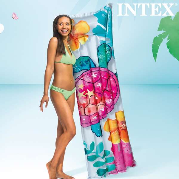 Intex Colchoneta 5 tubos Fashion, tapis de jeu gonflable pour enfants 183 x 69 cm, 3 coloris PVC - Modèles Surtidos Intex Colchoneta 5 tubos Fashion, tapis de jeu gonflable pour enfants 183 x 69 cm, 3 coloris PVC - Modèles Surtidos