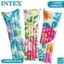 Intex Colchoneta 5 tubos Fashion, tapis de jeu gonflable pour enfants 183 x 69 cm, 3 coloris PVC - Modèles Surtidos