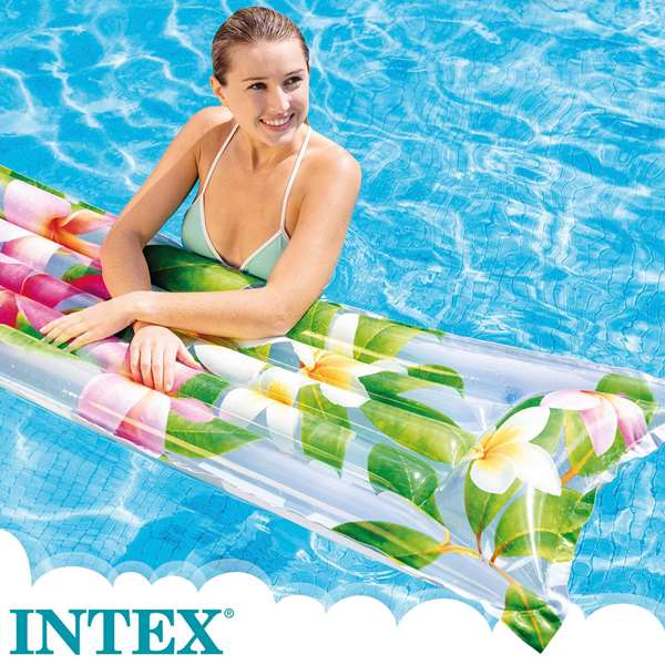 Intex Colchoneta 5 tubos Fashion, tapis de jeu gonflable pour enfants 183 x 69 cm, 3 coloris PVC - Modèles Surtidos Intex Colchoneta 5 tubos Fashion, tapis de jeu gonflable pour enfants 183 x 69 cm, 3 coloris PVC - Modèles Surtidos