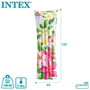 Intex Colchoneta 5 tubos Fashion, tapis de jeu gonflable pour enfants 183 x 69 cm, 3 coloris PVC - Modèles Surtidos